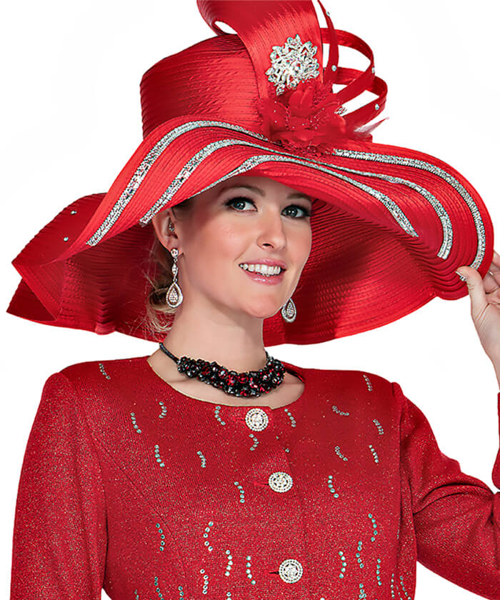 Champagne Italy Church Hat 5956 - Church Suits For Less