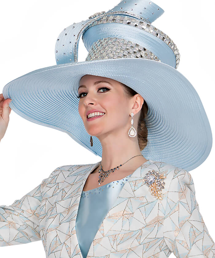 Champagne Italy Church Hat 6053 - Church Suits For Less