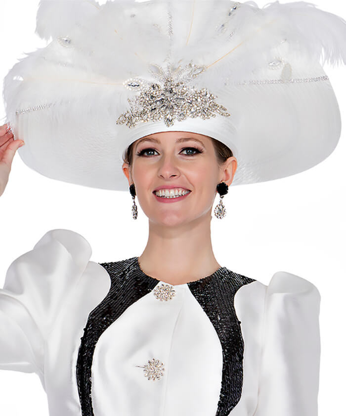 Champagne Italy Church Hat 6074 - Church Suits For Less