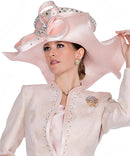 Champagne Italy Church Hat 6058 - Church Suits For Less