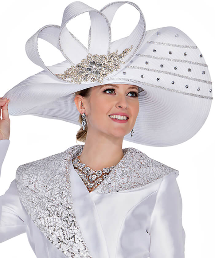 Champagne Italy Church Hat 6056 - Church Suits For Less