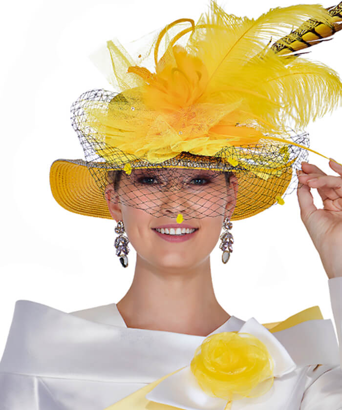 Champagne Italy Church Hat 5878 - Church Suits For Less
