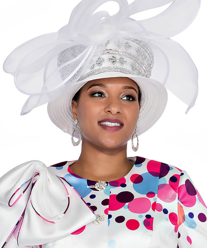 Champagne Italy Church Hat 6072 - Church Suits For Less