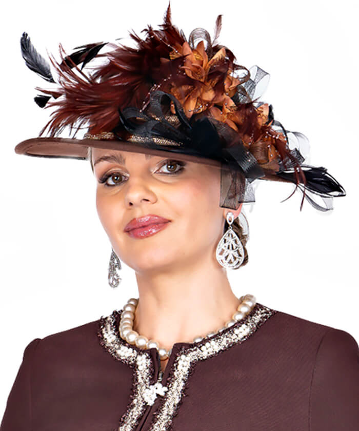 Champagne Italy Church Hat 5958 - Church Suits For Less