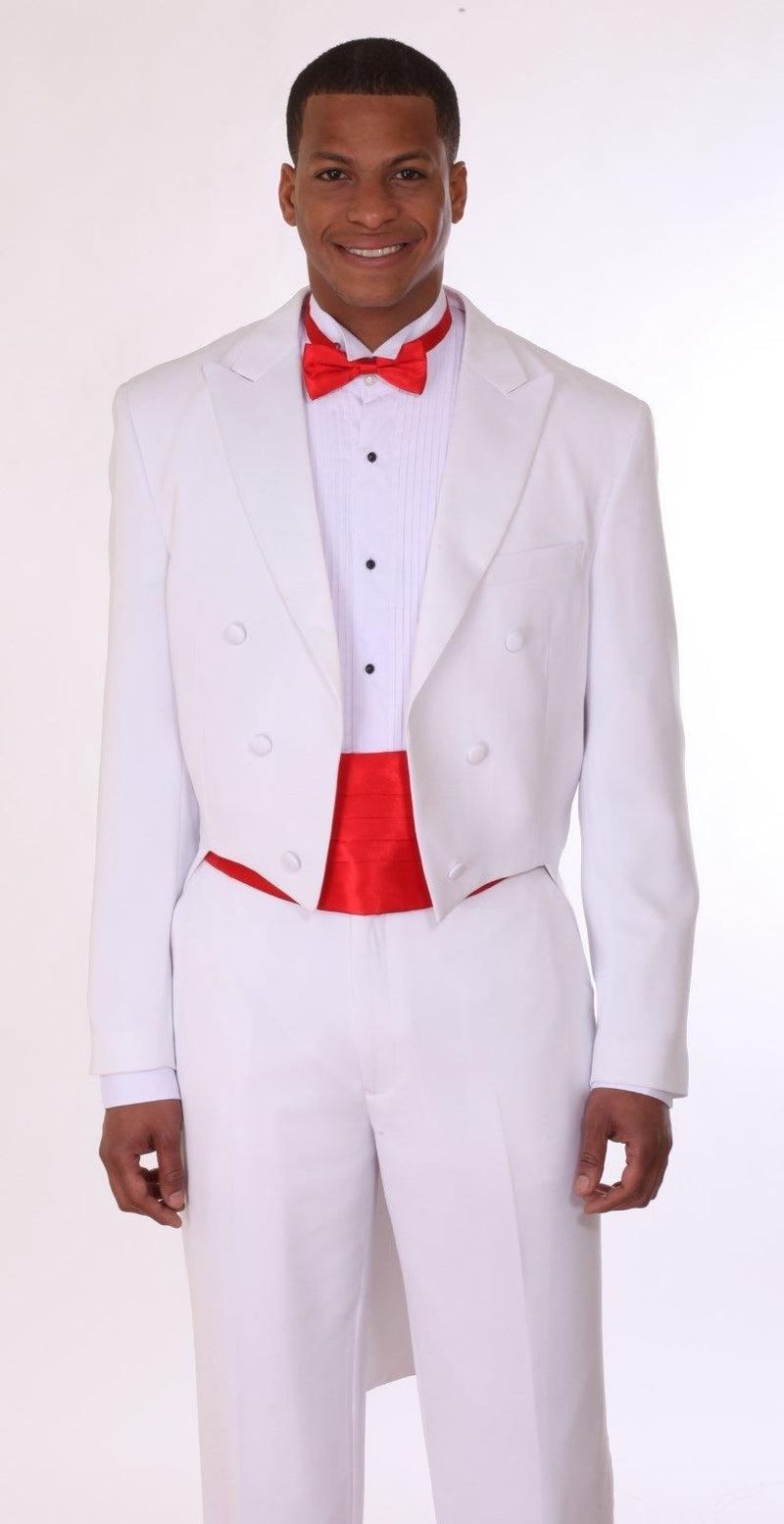 Men Tuxedo T505-White - Church Suits For Less