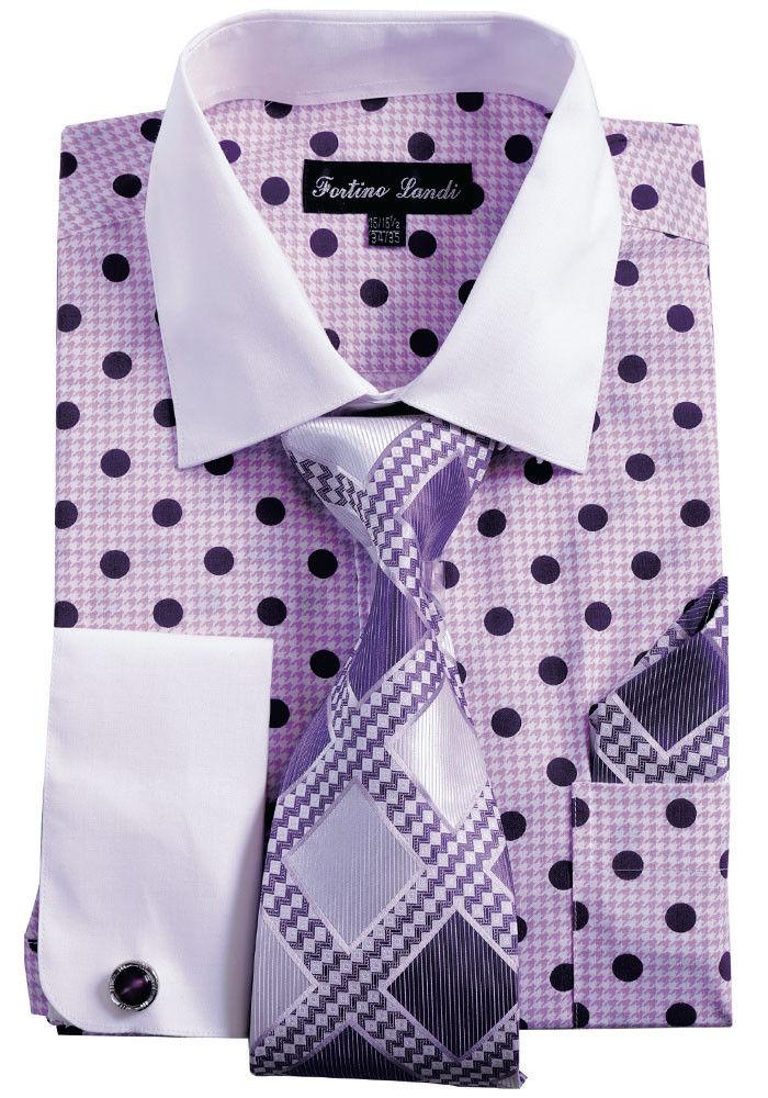 Men Shirt FL632-Purple