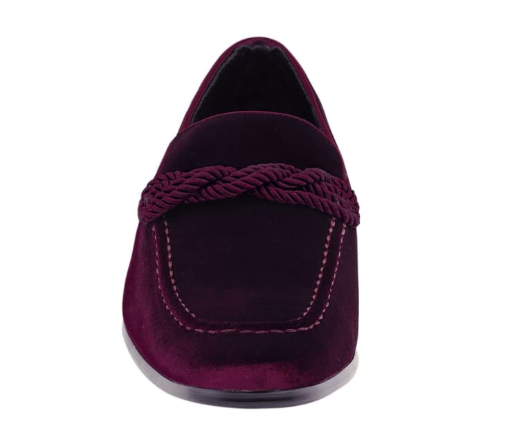 Men Dress Shoes-Esses Burgundy Men Dress Shoes-Esses Burgundy
