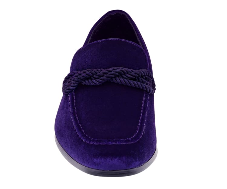 Men Dress Shoes-Esses Purple