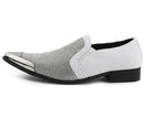 Men Dress Shoes-Dezzy White